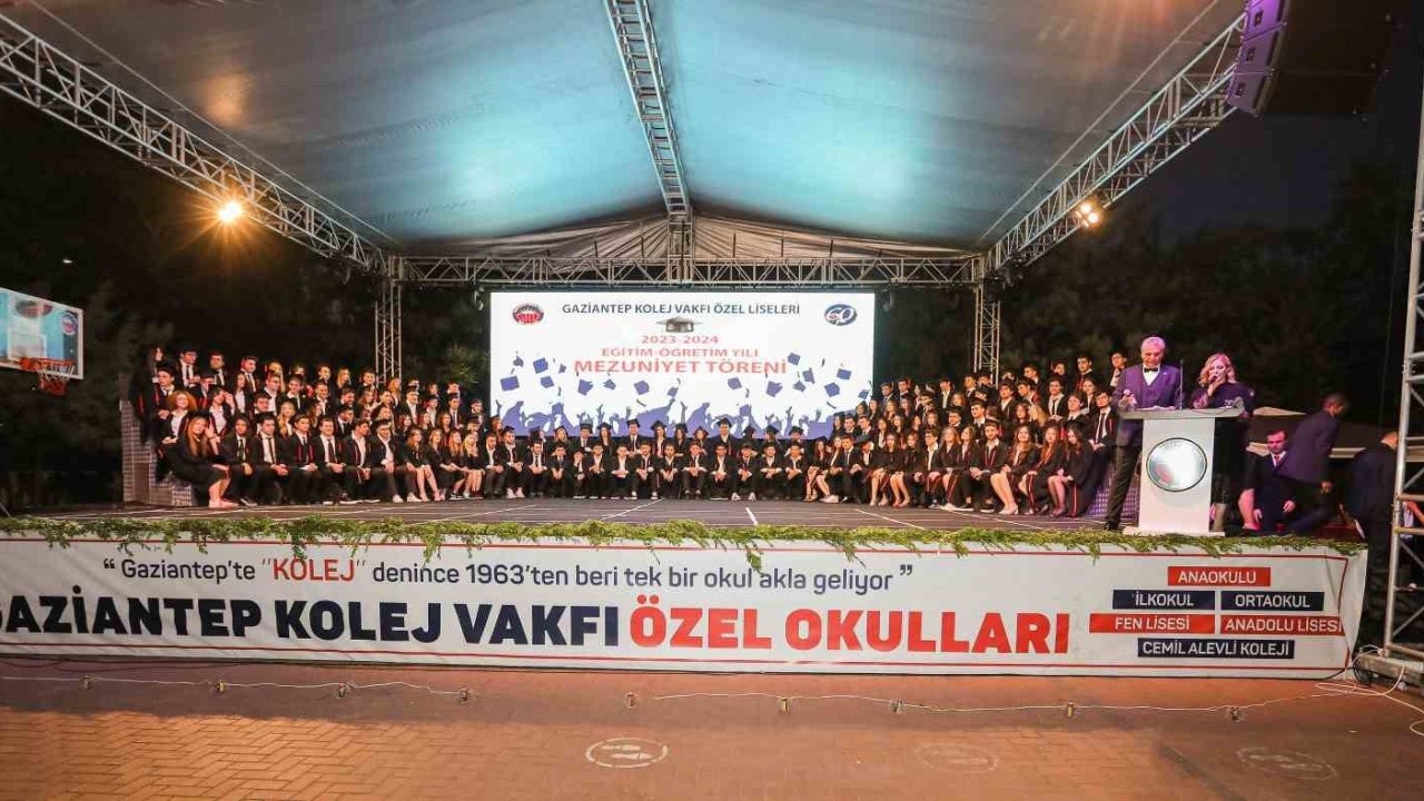 Gaziantep Kolej Vakfı öğrencileri üniversiteli oldu