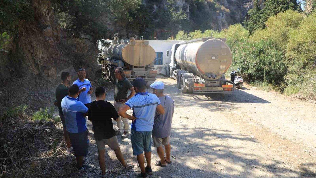 Muğla Büyükşehir Datça Belen mevkiindeki su sorununu çözdü