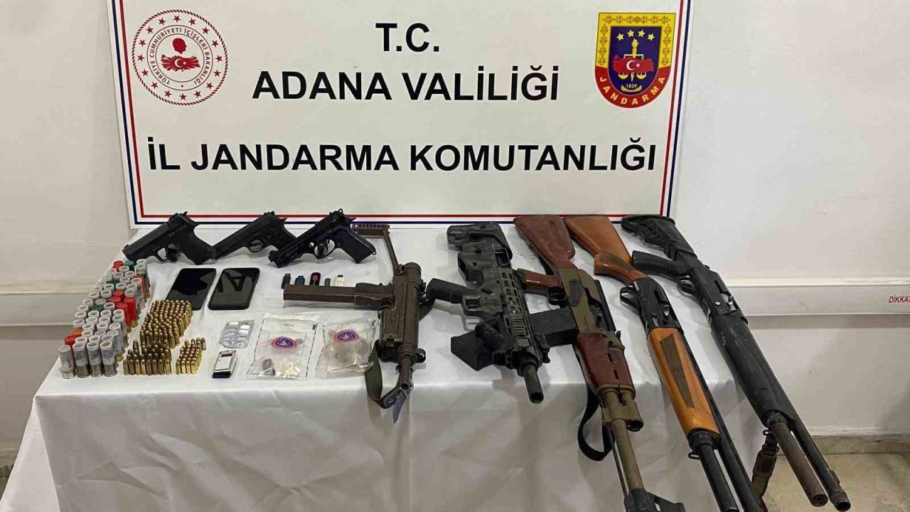 Adana’da silah kaçakçılığı operasyonu