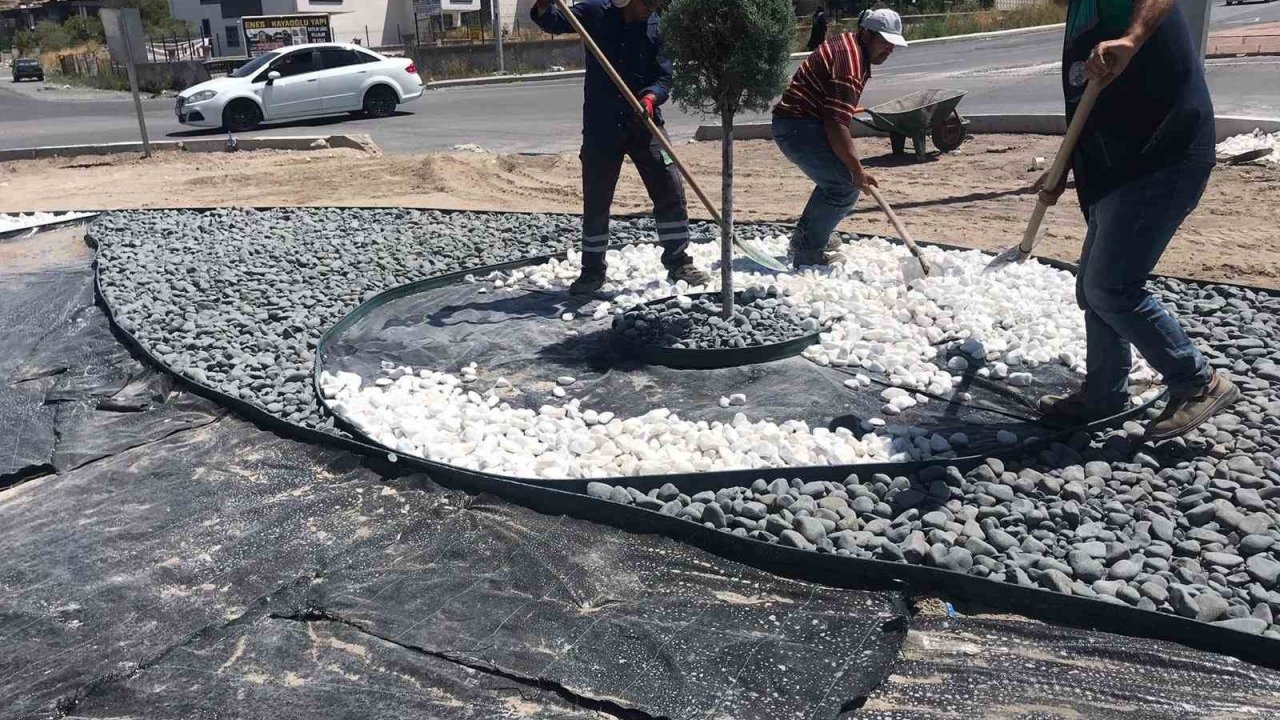 Kayseri Büyükşehir’den "kuru peyzaj" uygulamaları