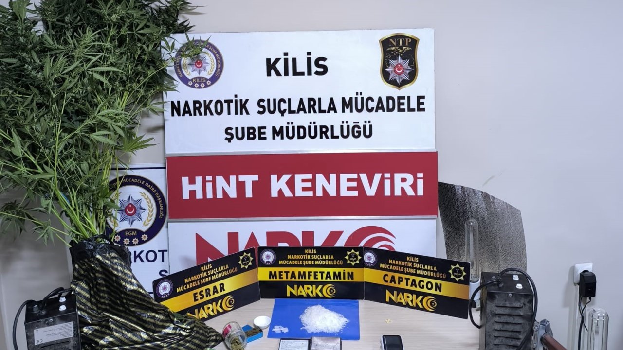 Kilis’te uyuşturucu operasyonu: 17 gözaltı