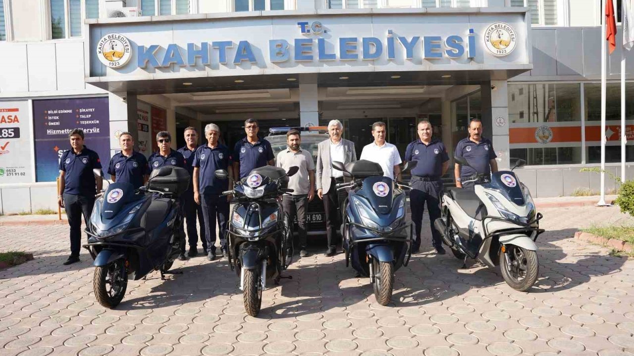 Kahta Belediyesi Motorize Zabıta Ekibi kurdu