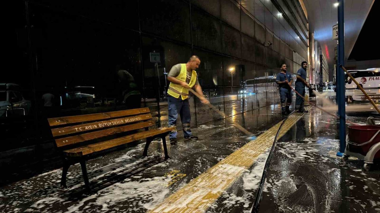 Aydın otogarı ‘pırıl pırıl’ oldu