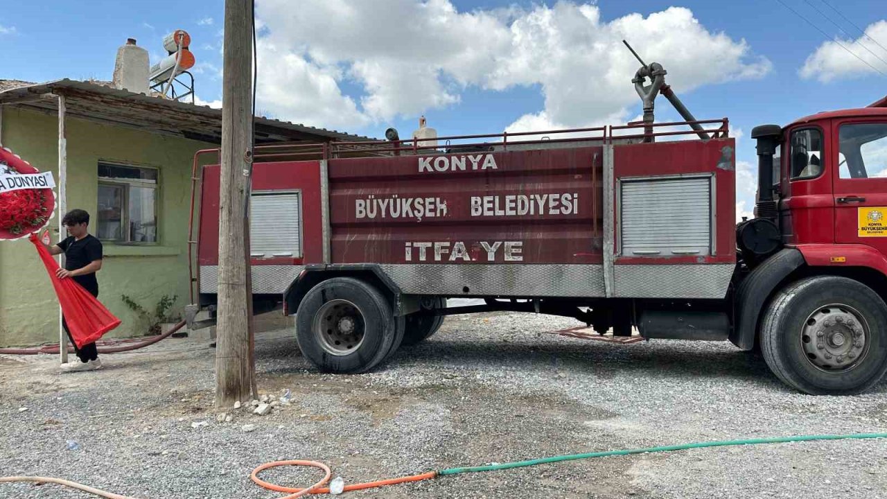 Konya’da düğünde yangın paniği