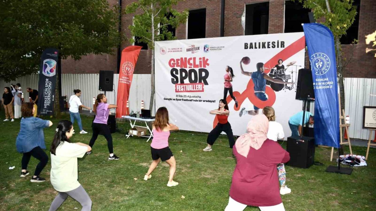 Gençlik ve Spor Festivali Balıkesir’de yapıldı