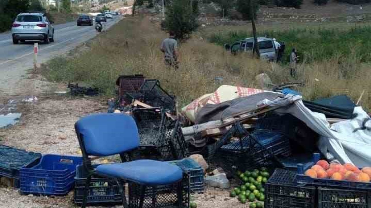 Seydikemer’de otomobil manava daldı: 1 ölü, 2 yaralı