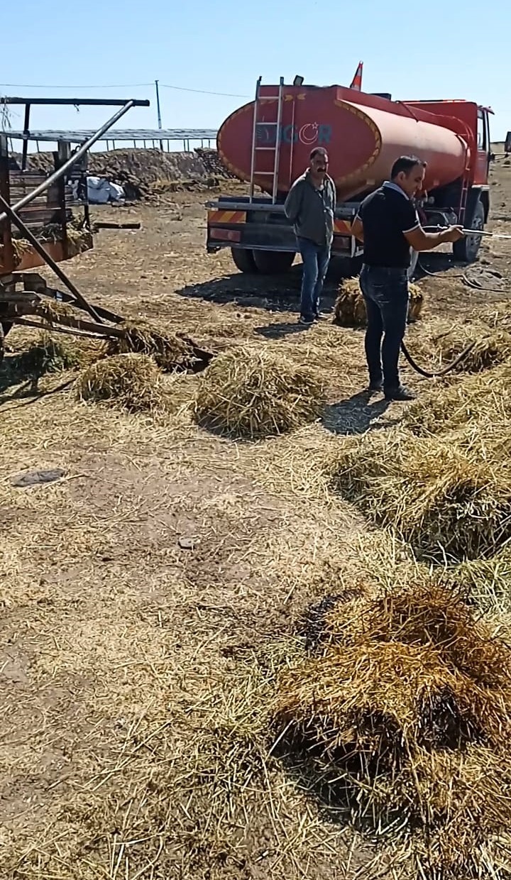 Kars,Digor'da Ot Yangını