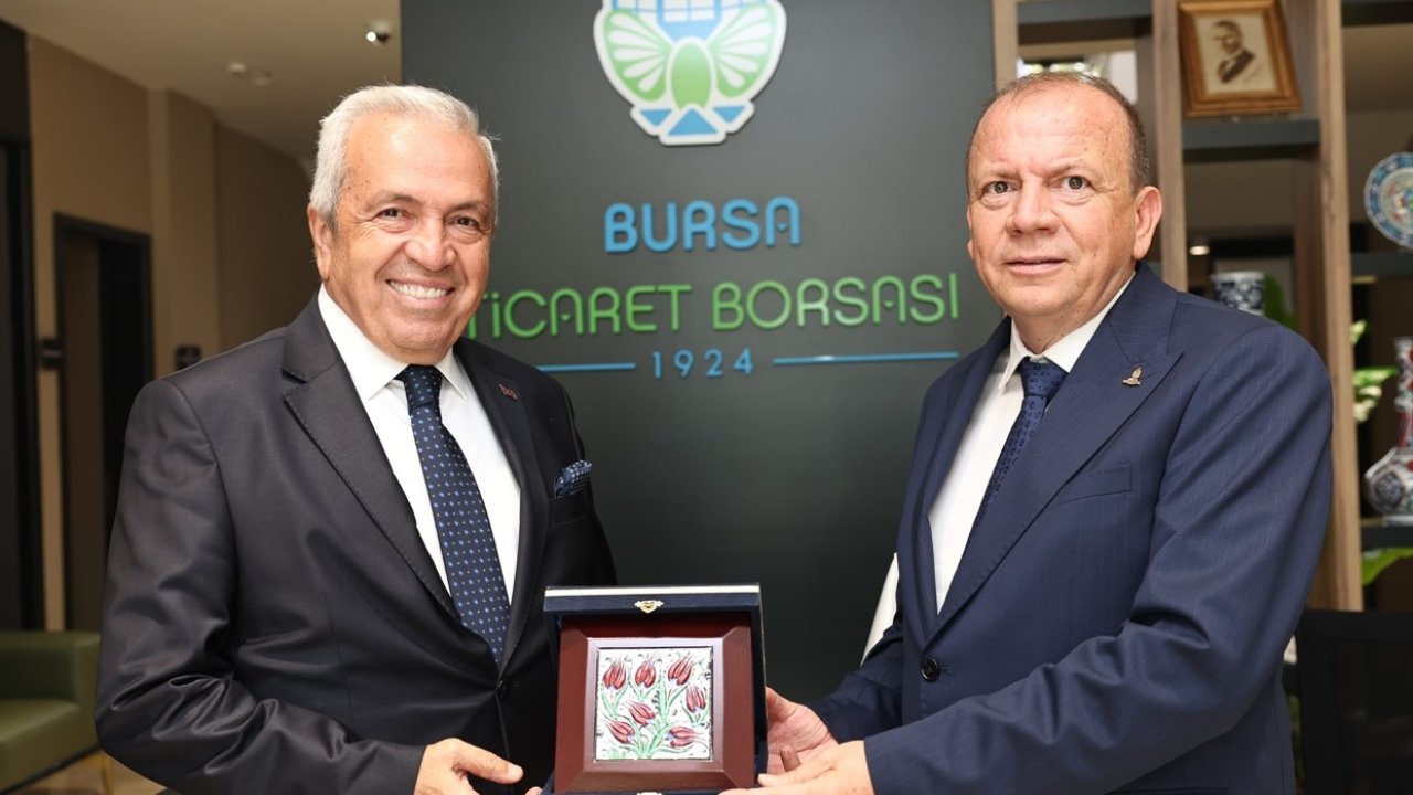 Başkan Şadi Özdemir’den Bursa Ticaret Borsası’na ziyaret