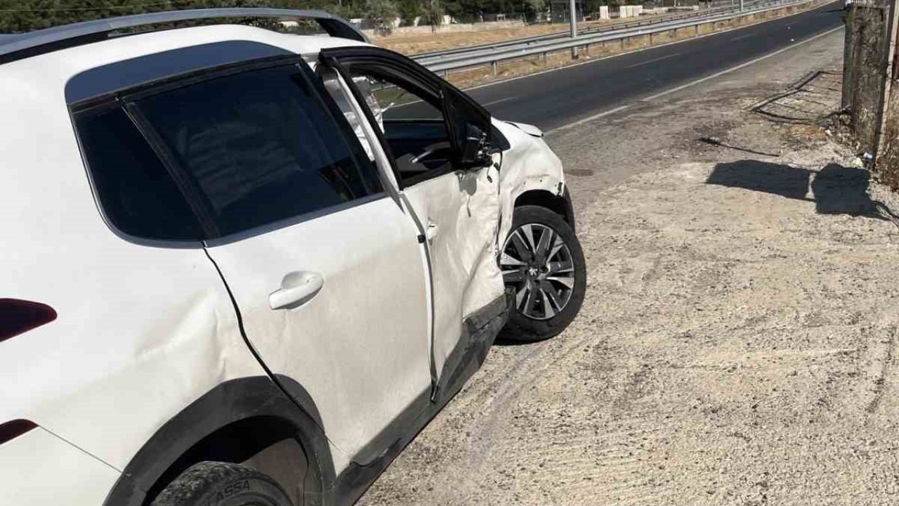 Siirt’te maddi hasarlı trafik kazası