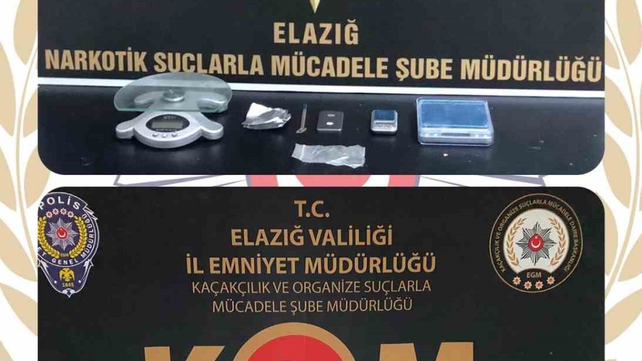 Elazığ’da uyuşturucuyla mücadele: 4 tutuklama