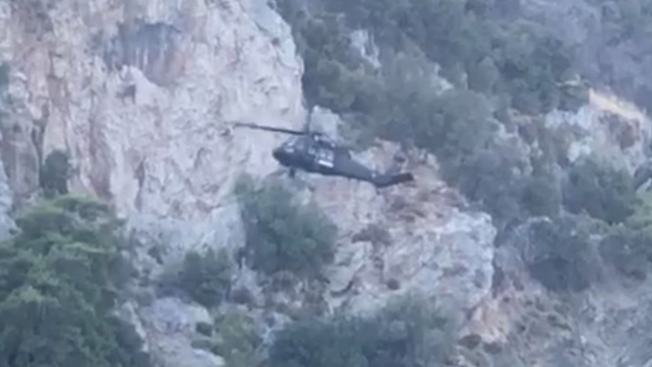 Marmaris’te kayıp kadının cansız bedeni helikopter ile adli tıp kurumuna sevk edildi