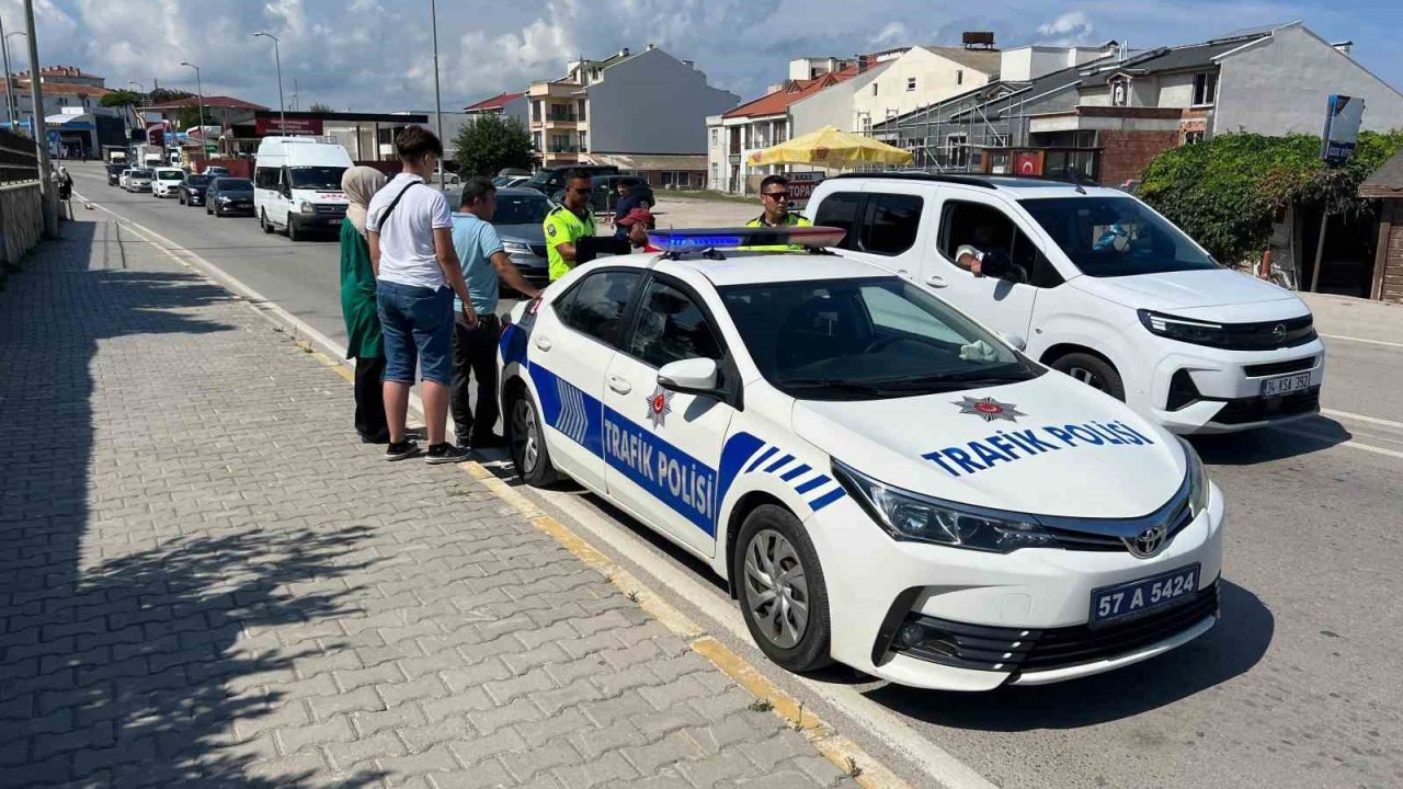 Sinop’ta otomobilin çarptığı çocuk yaralandı