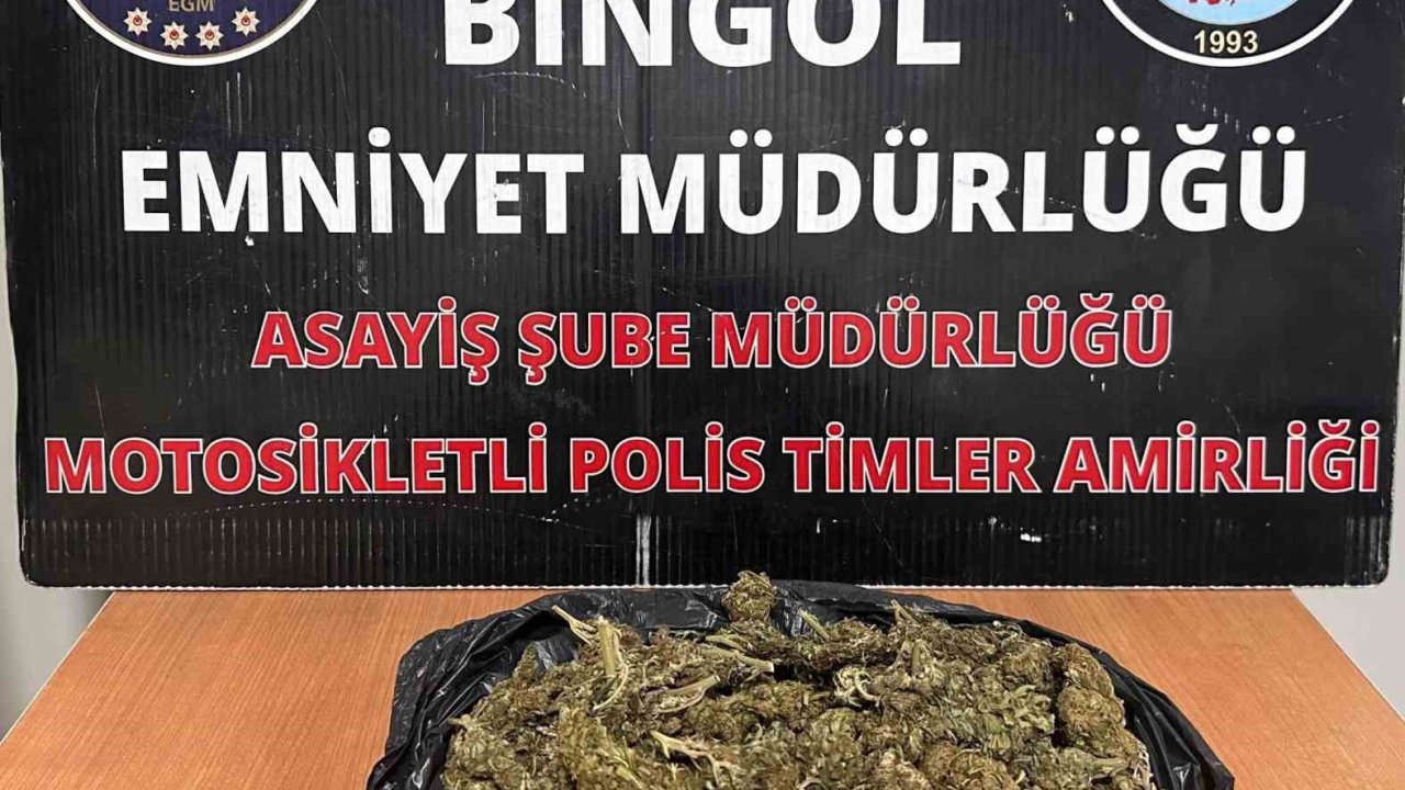 Bingöl’de uyuşturucu madde ele geçirildi