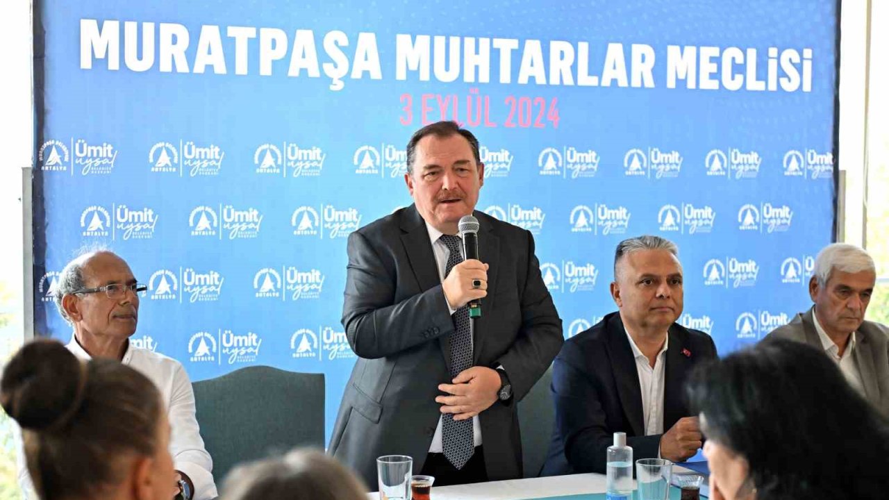 Muratpaşa’da muhtarlar meclisi toplandı