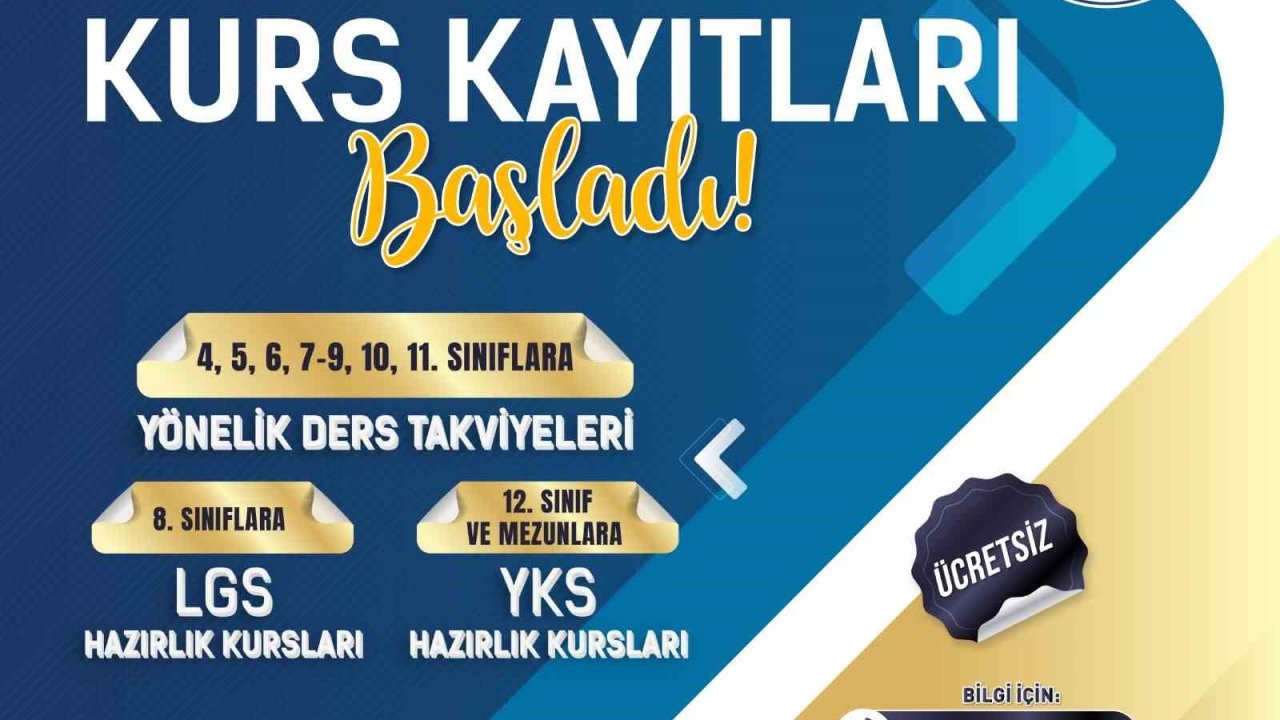 Büyükşehir Genç KAYMEK’te 2024-2025 eğitim öğretim yılı kurs kayıtları başladı