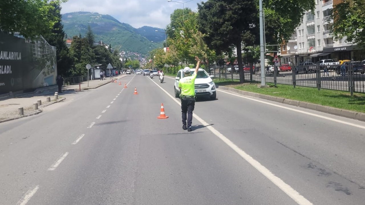 Ordu’da bir haftada yaklaşık 13 bin araç ve sürücüsü denetlendi