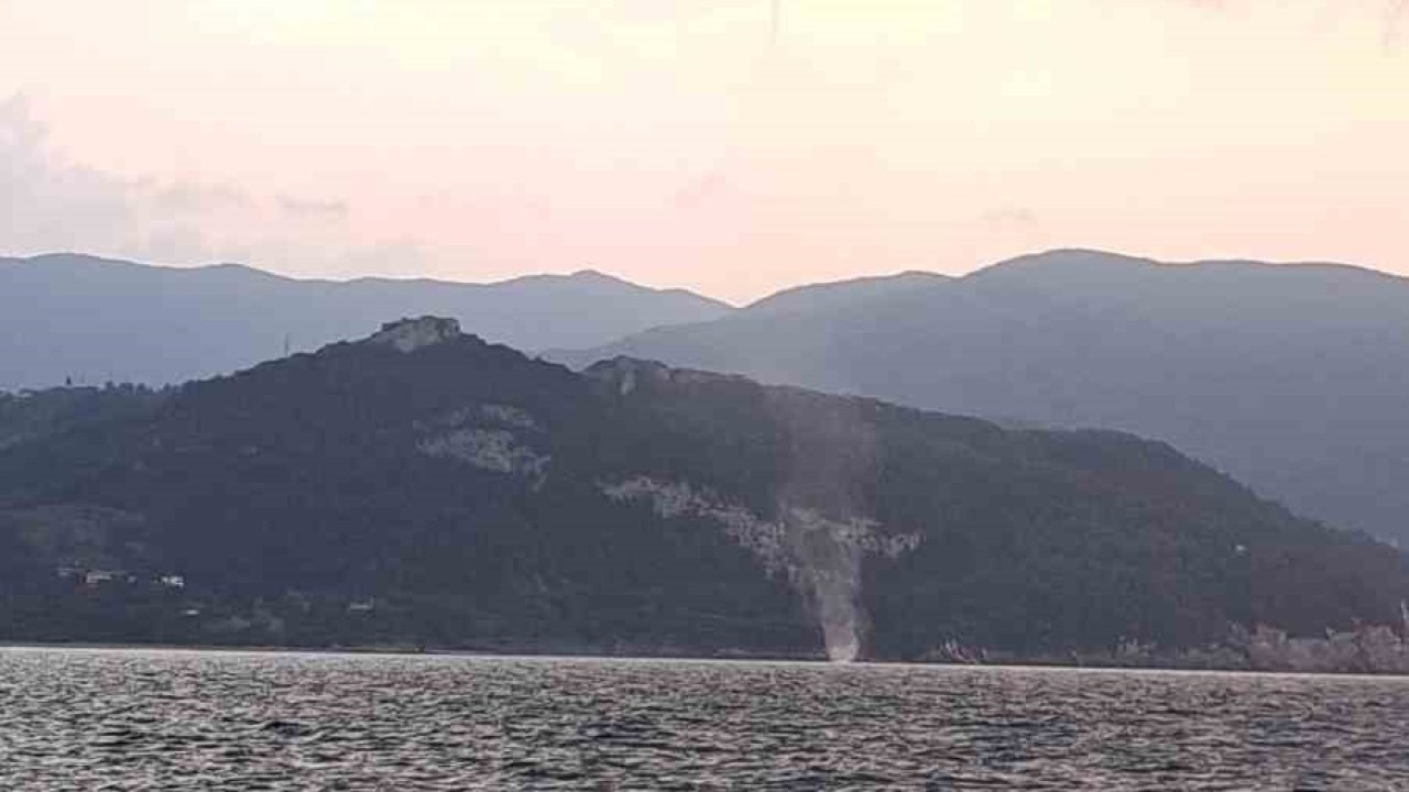 Karadeniz’de oluşan hortumlar kamerada