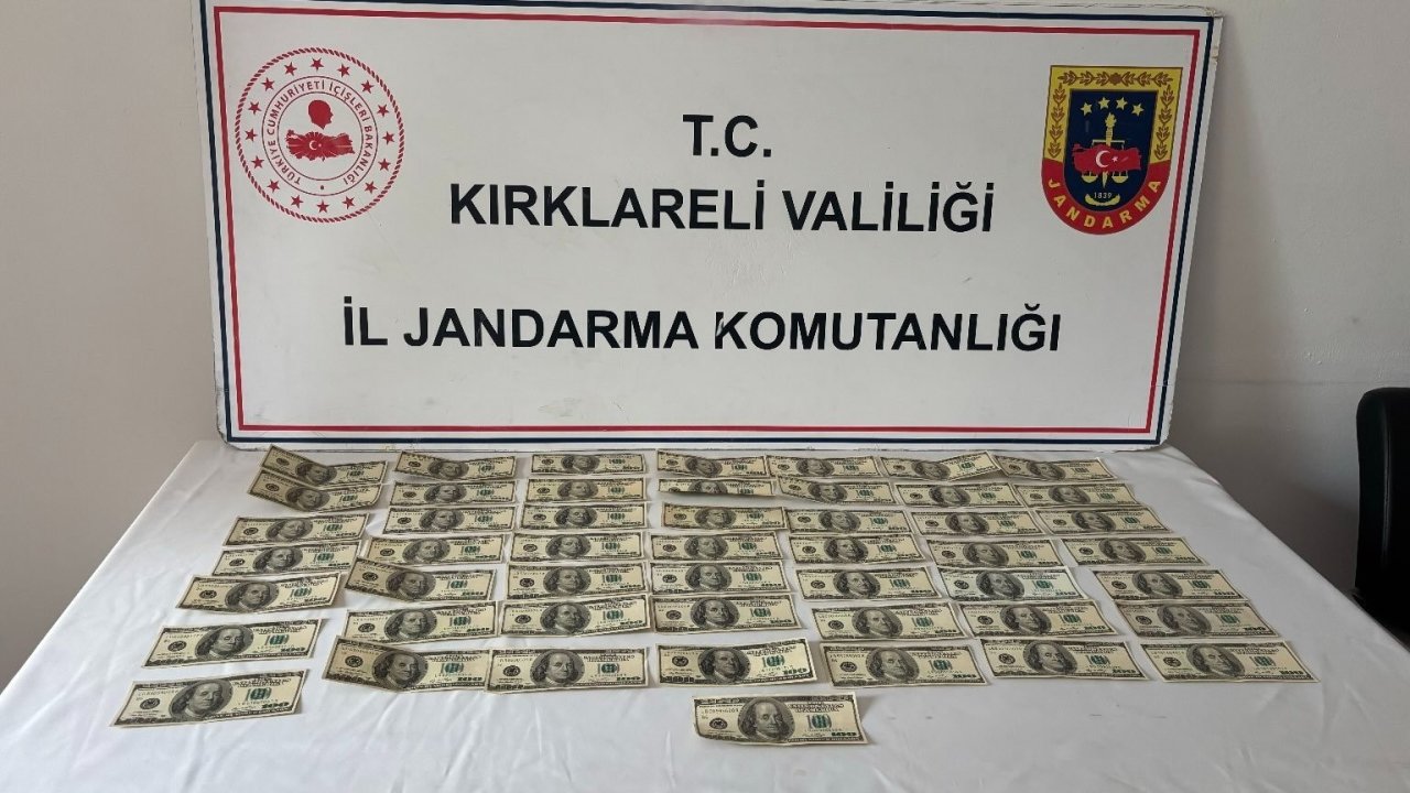 Kırklareli’nde sahte para operasyonu: 5 bin dolar ele geçirildi