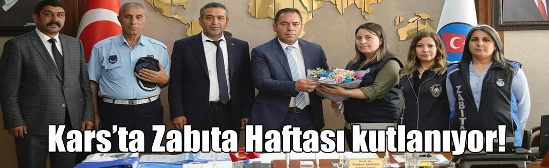 Kars'ta 1–7 Eylül Zabıta Haftası dolayısıyla kutlamalar yapılıyor