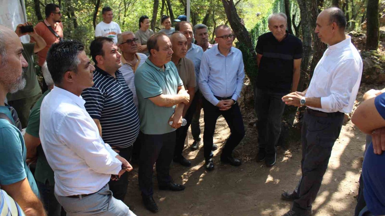 Çan Kent Konseyi İnkaya Mağarası’nda Devam Eden Kazı Çalışmalarını İnceledi