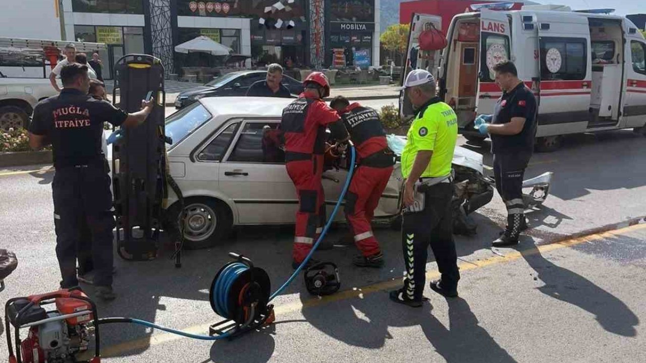 Menteşe’de yaralamalı kaza