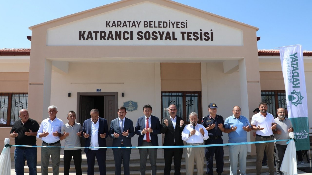 Katrancı Sosyal Tesisi hizmete açıldı