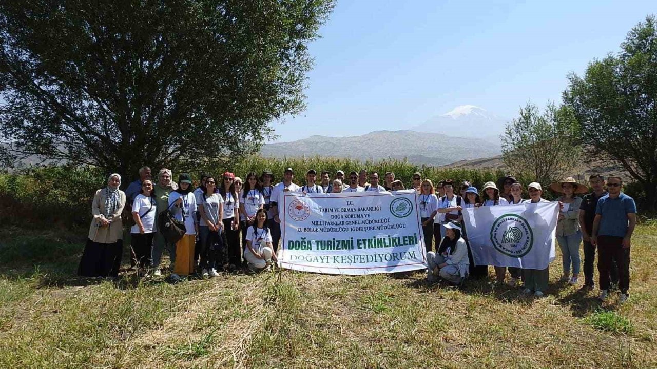 Ağrı Dağı Milli Parkı’nda öğrencilere bilgilendirme yapıldı