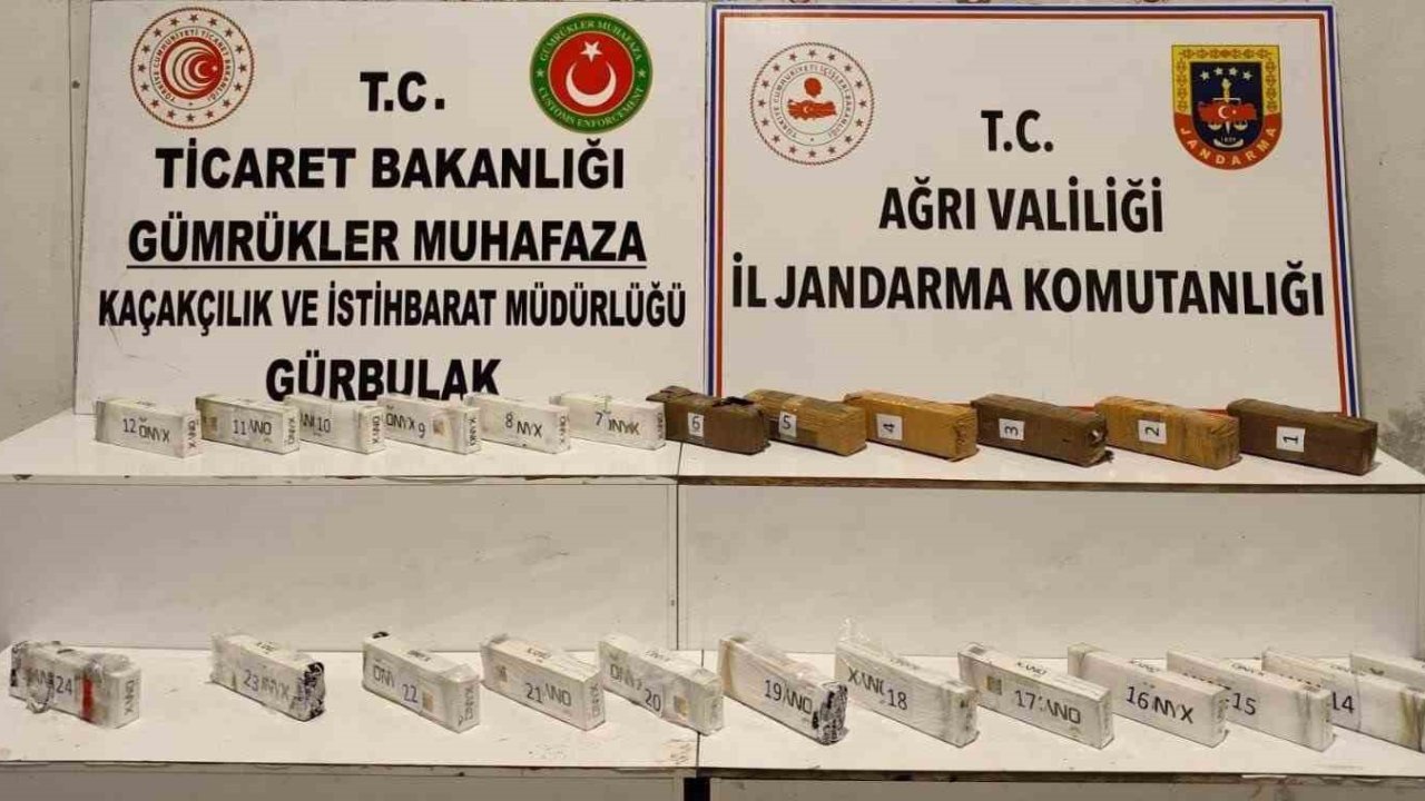 Ağrı’da 12 kilo 616 gram esrar ele geçirildi