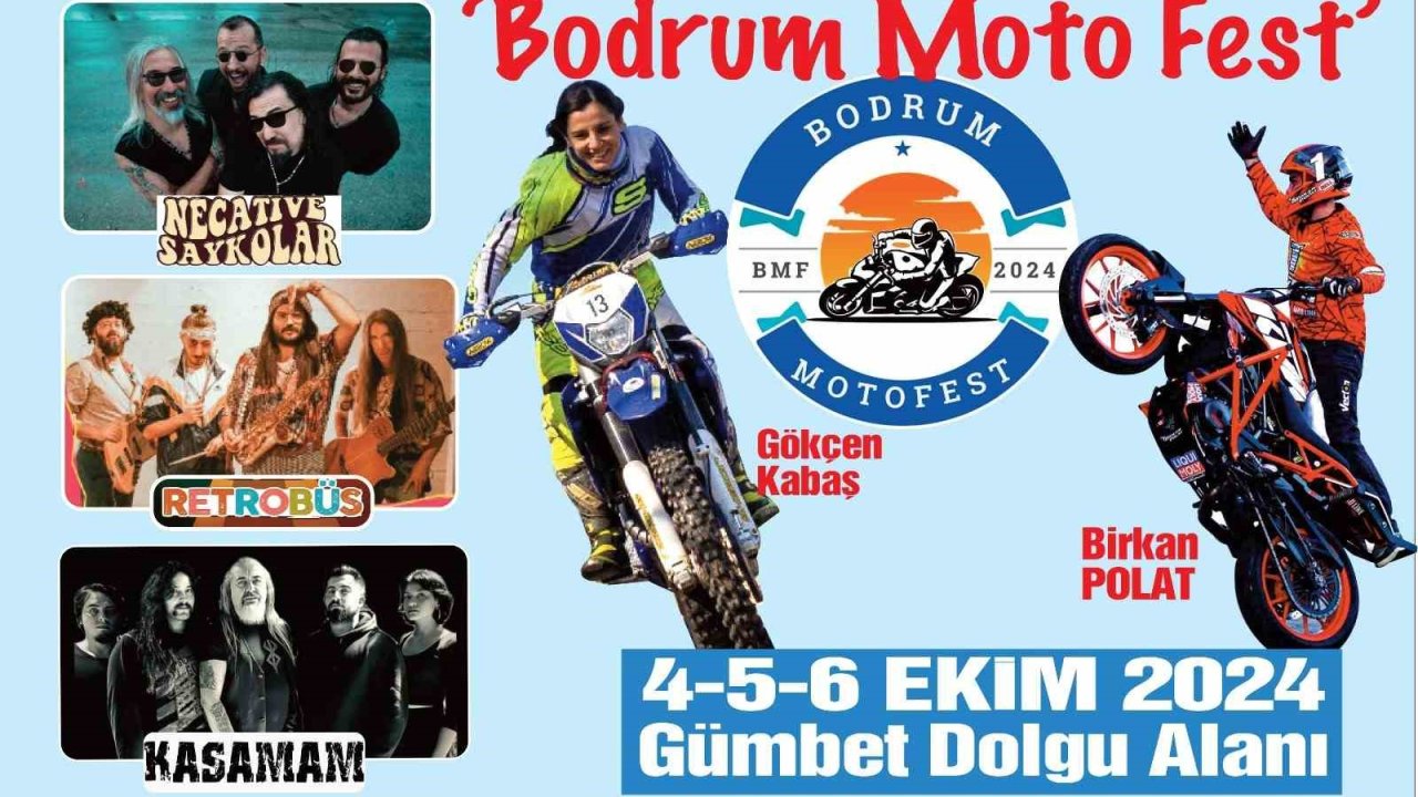 Motosiklet tutkunları Bodrum’da buluşuyor