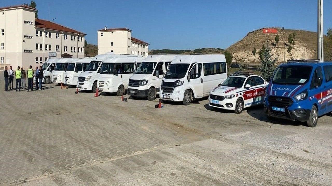 Kütahya’da okul servis araçları denetlendi