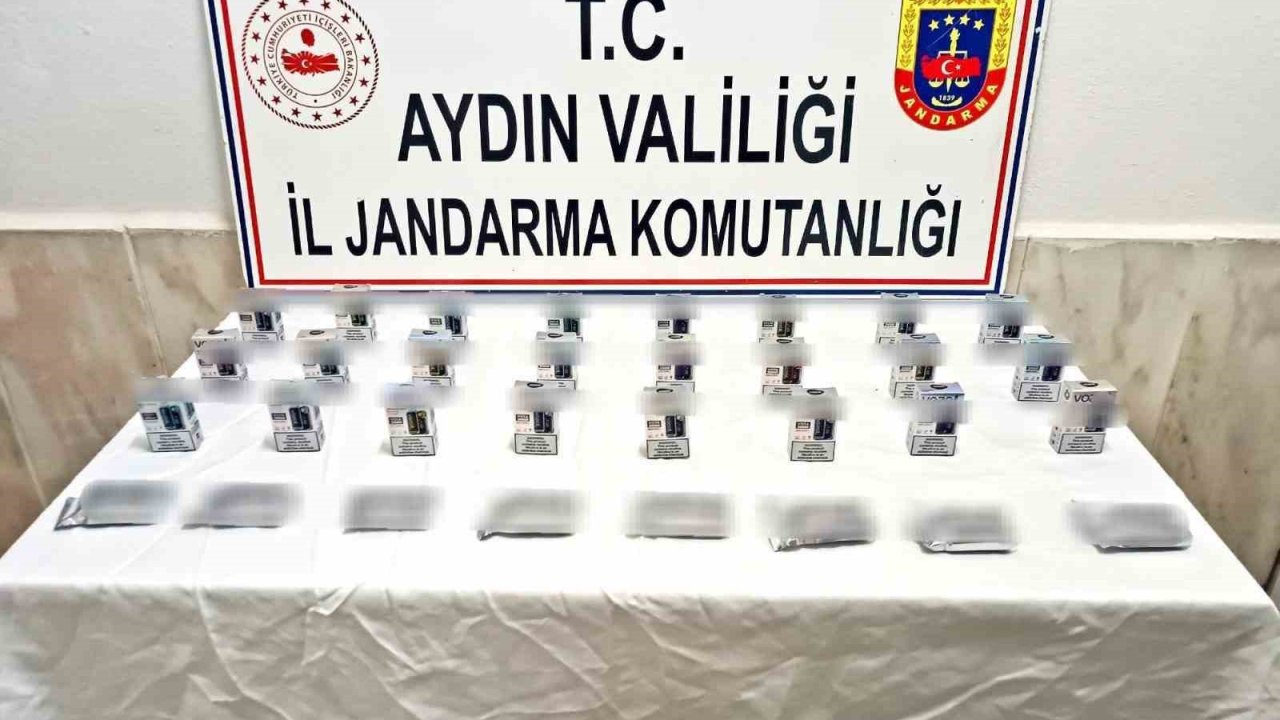 Didim’de işyeri baskınında elektronik sigara ele geçirildi