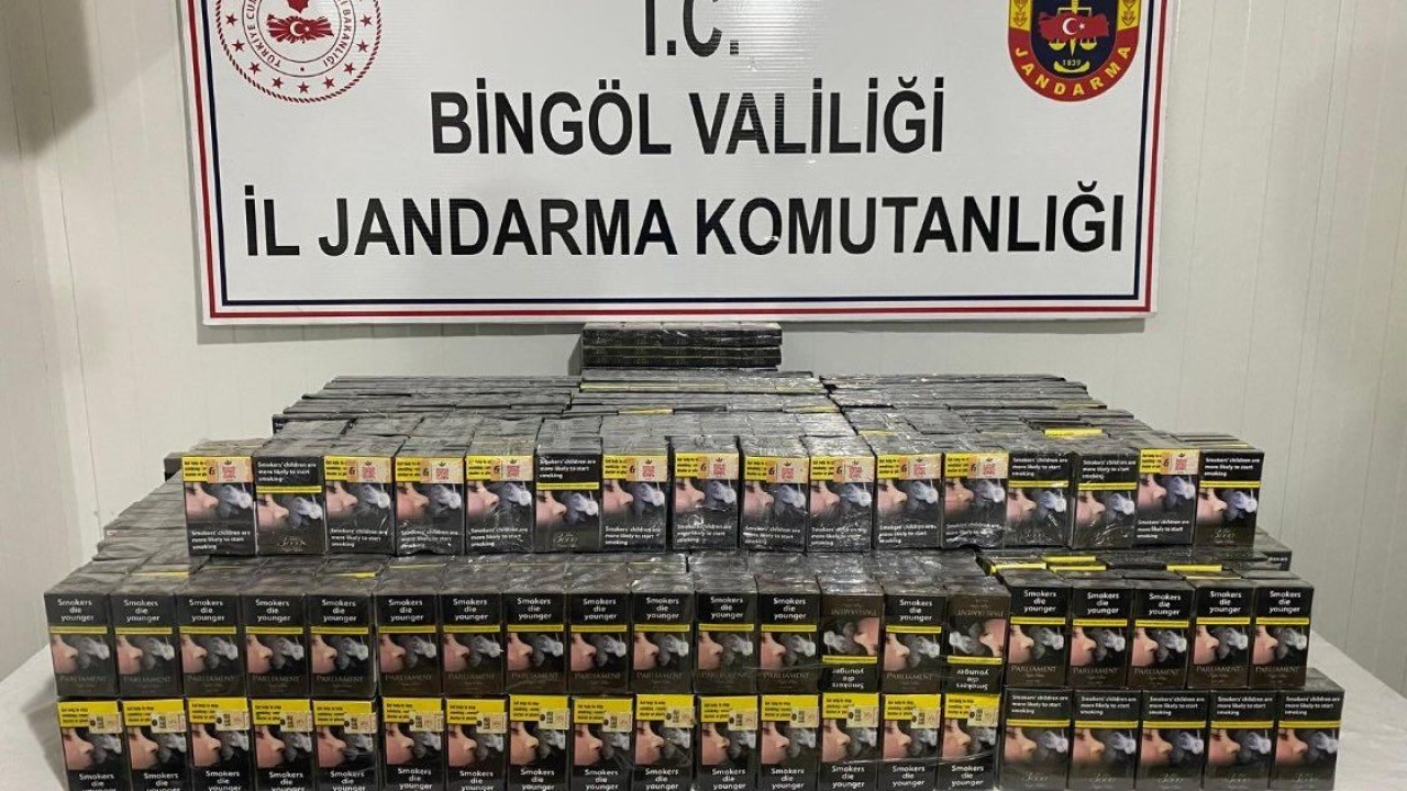 Bingöl’de silah ve kaçak sigara ele geçirildi