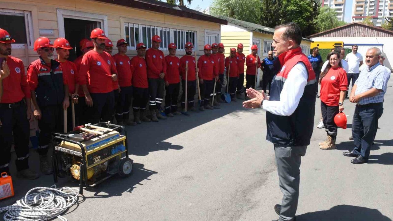 Yenişehir Belediyesi deprem tatbikatına katıldı