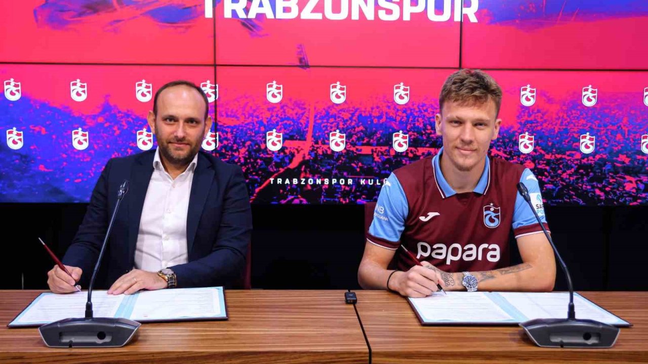 Trabzonspor, Serdar Saatçı için imza töreni düzenlendi