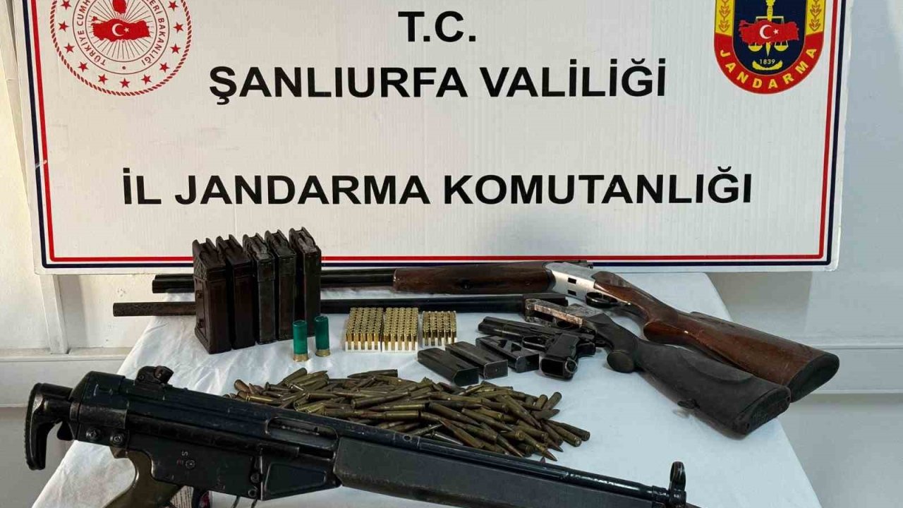 Şanlıurfa’da silah kaçakçılığı operasyonunda 5 gözaltı