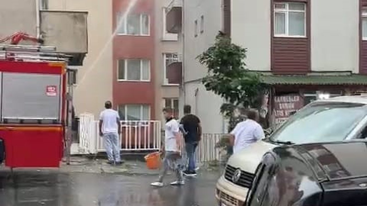 Zonguldak’ta çıkan ev yangını korkuttu