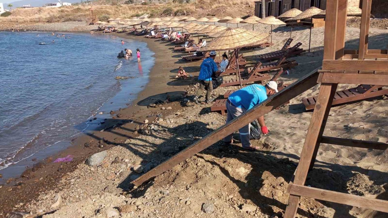 Hatay’ın 158 kilometrelik sahil şeridinde hummalı temizlik