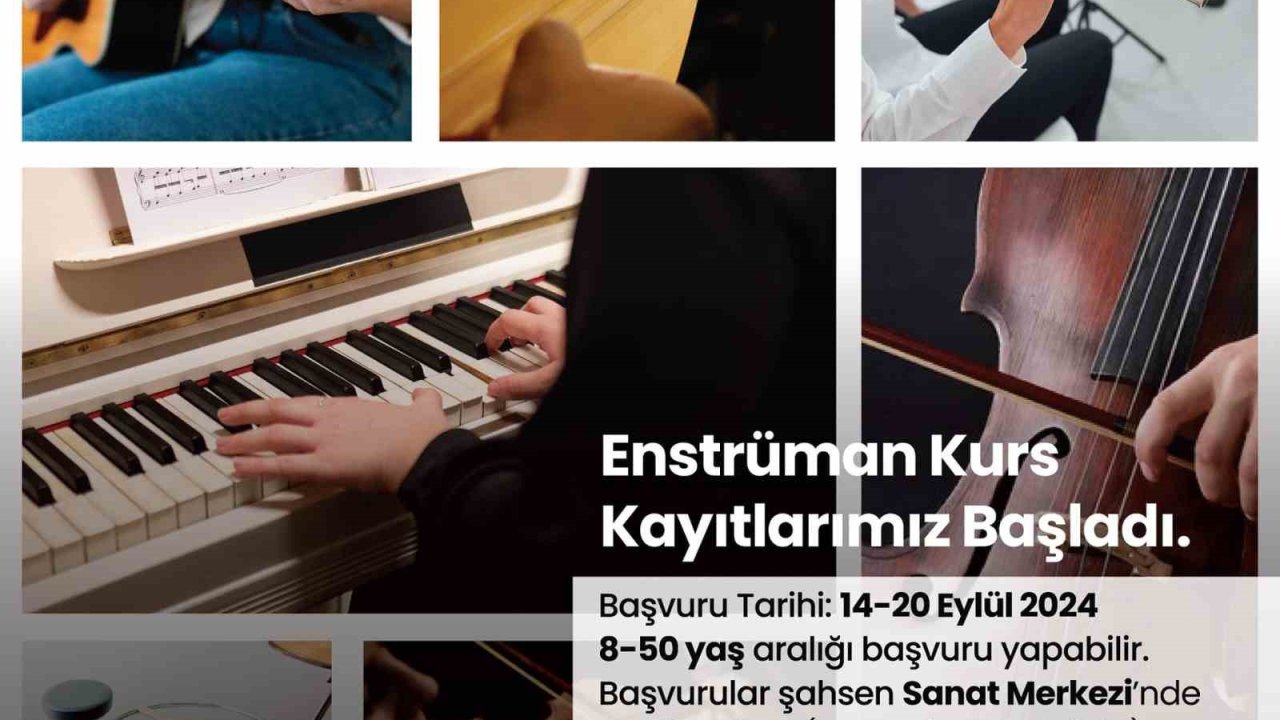 Merkezefendi’de enstrüman kurslarında kayıtlar başladı