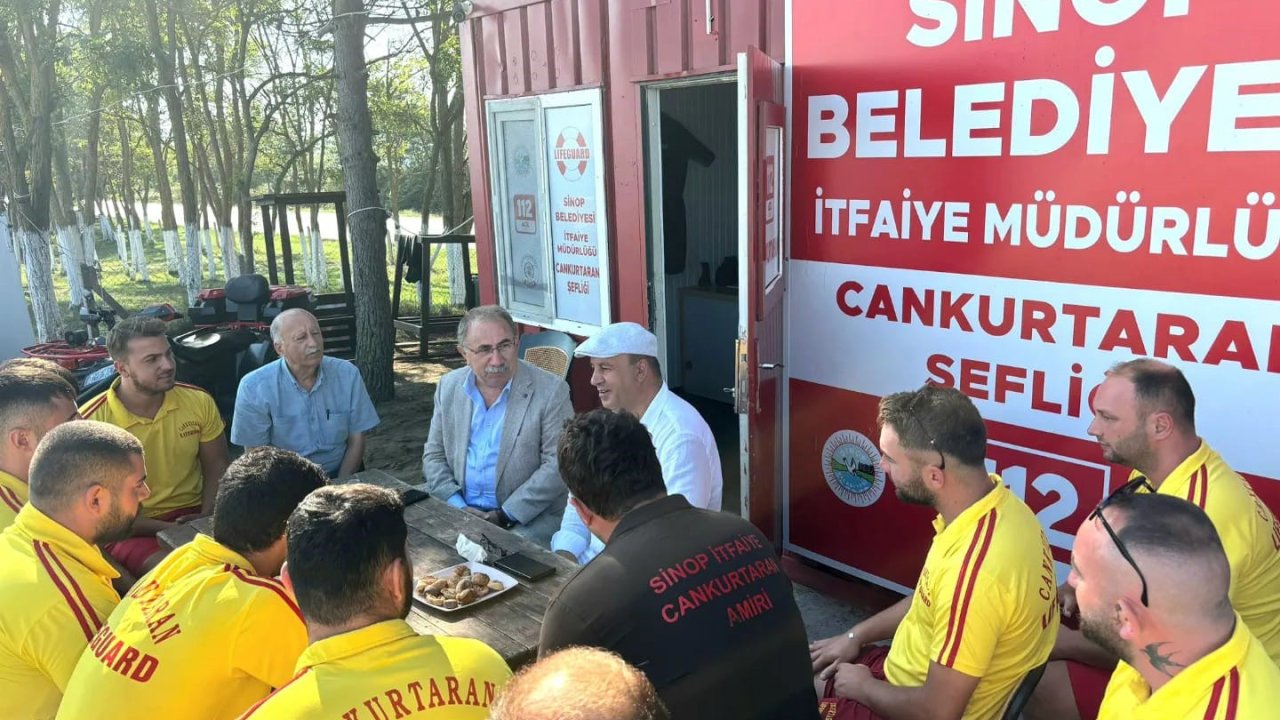 Sinop’ta cankurtaranlar sezonu kapattı