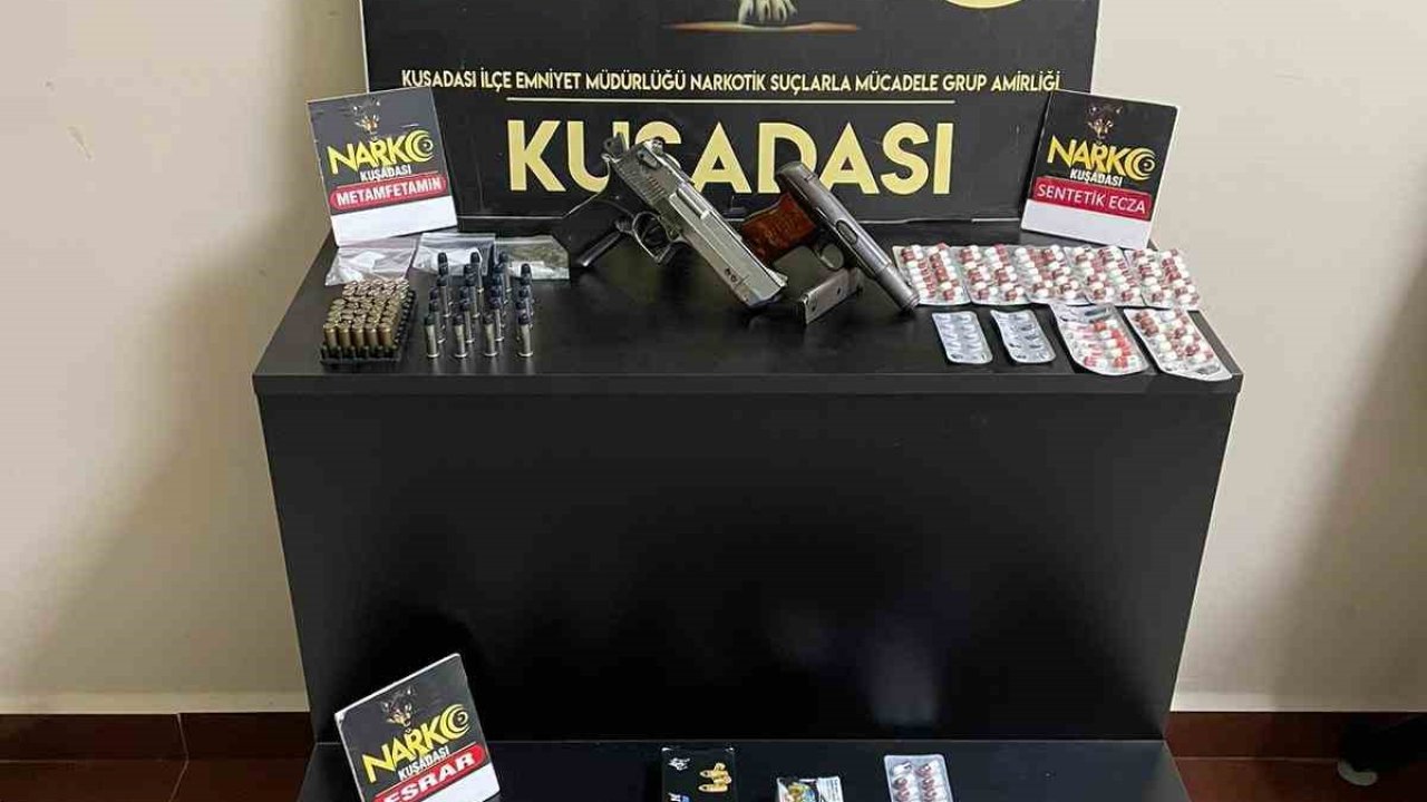 Kuşadası’nda uyuşturucu operasyonu