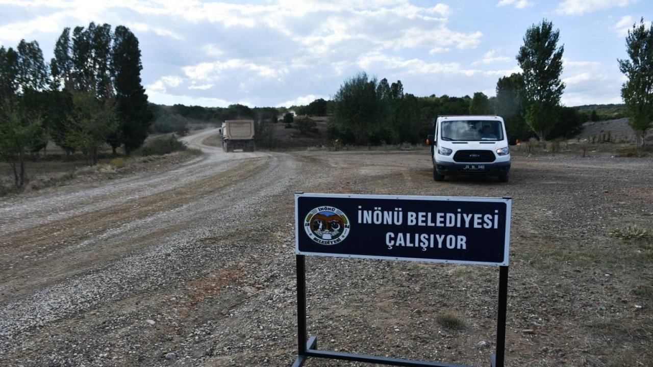 İnönü’de 40 yıllık yol sorunu çözüldü