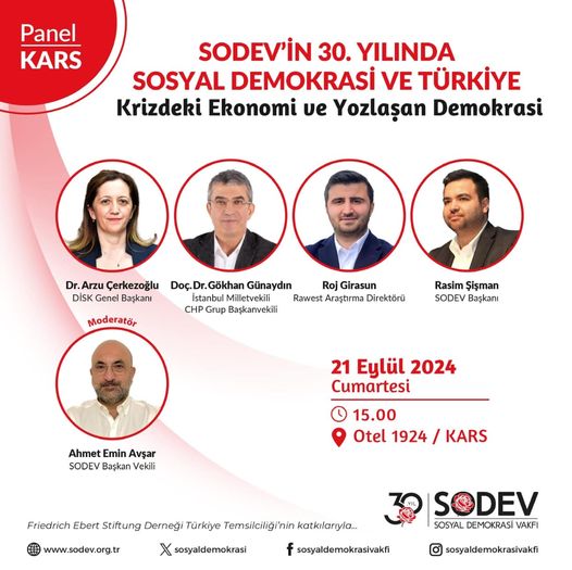 SODEV Kars’ta panel düzenleyecek.