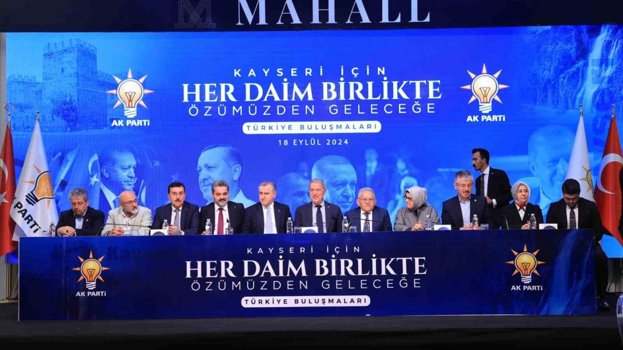 Başkan Büyükkılıç’tan Türkiye Buluşmaları programında ‘dayanışma’ vurgusu