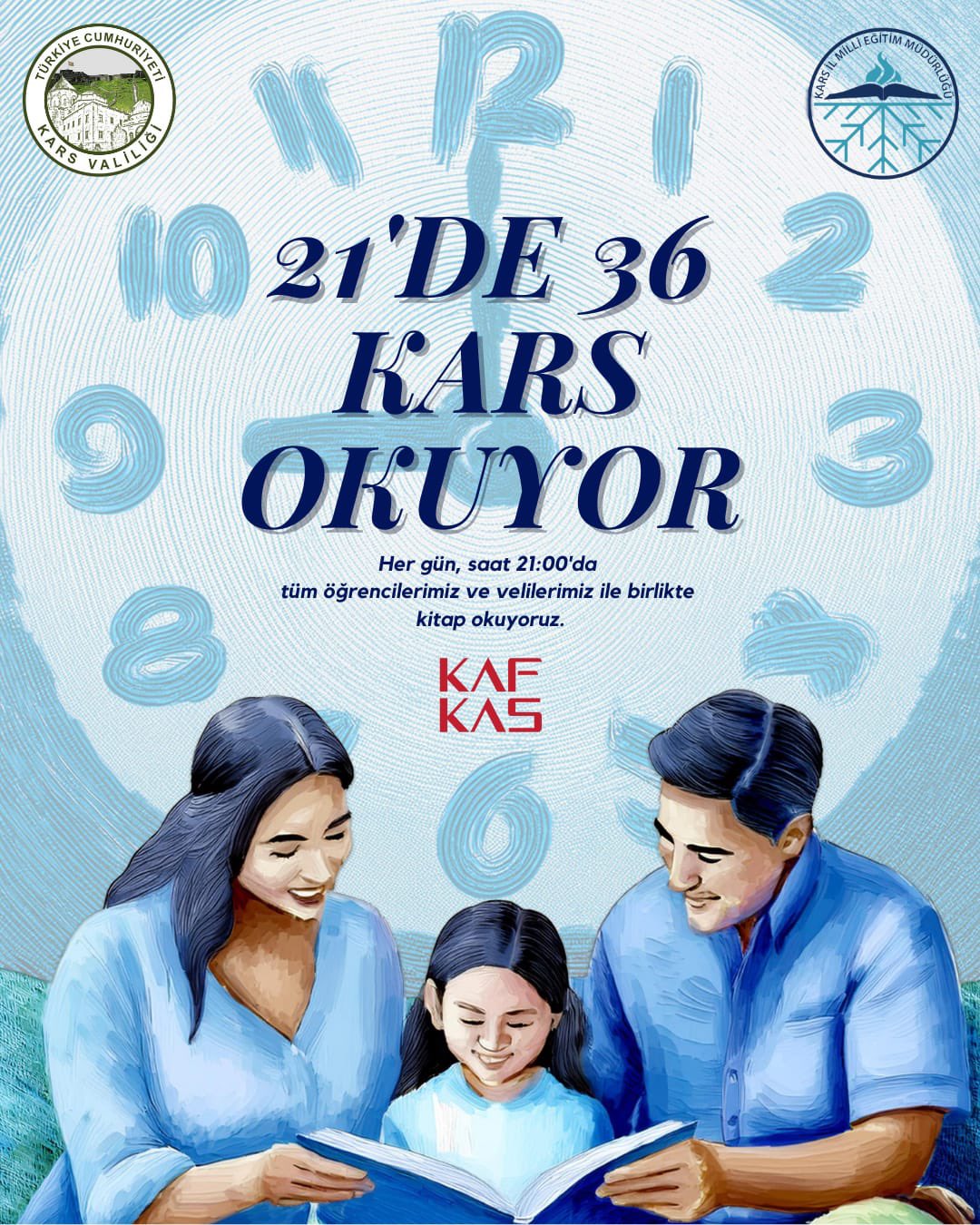 21’de 36 Kars Okuyor ve Okuyan Kars