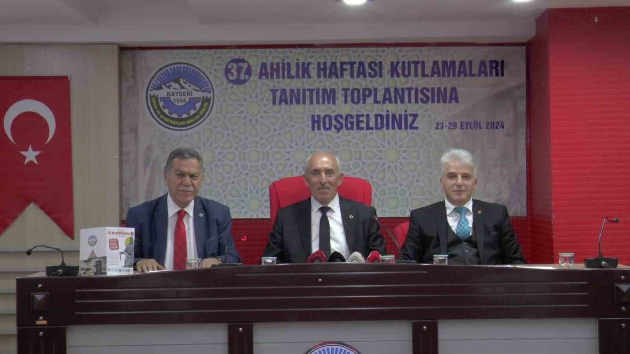 Kayseri’de Ahilik Haftası coşkuyla kutlanacak