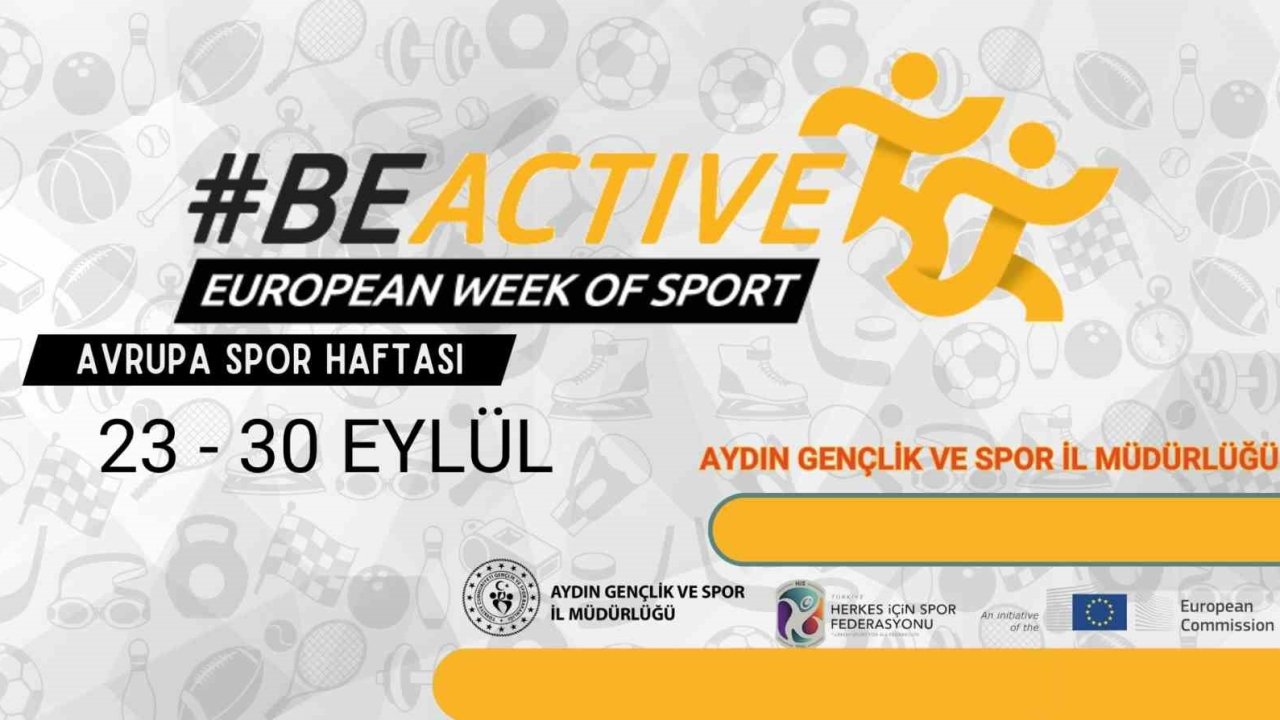 Aydın’da Avrupa Spor Haftası heyecanı başlıyor