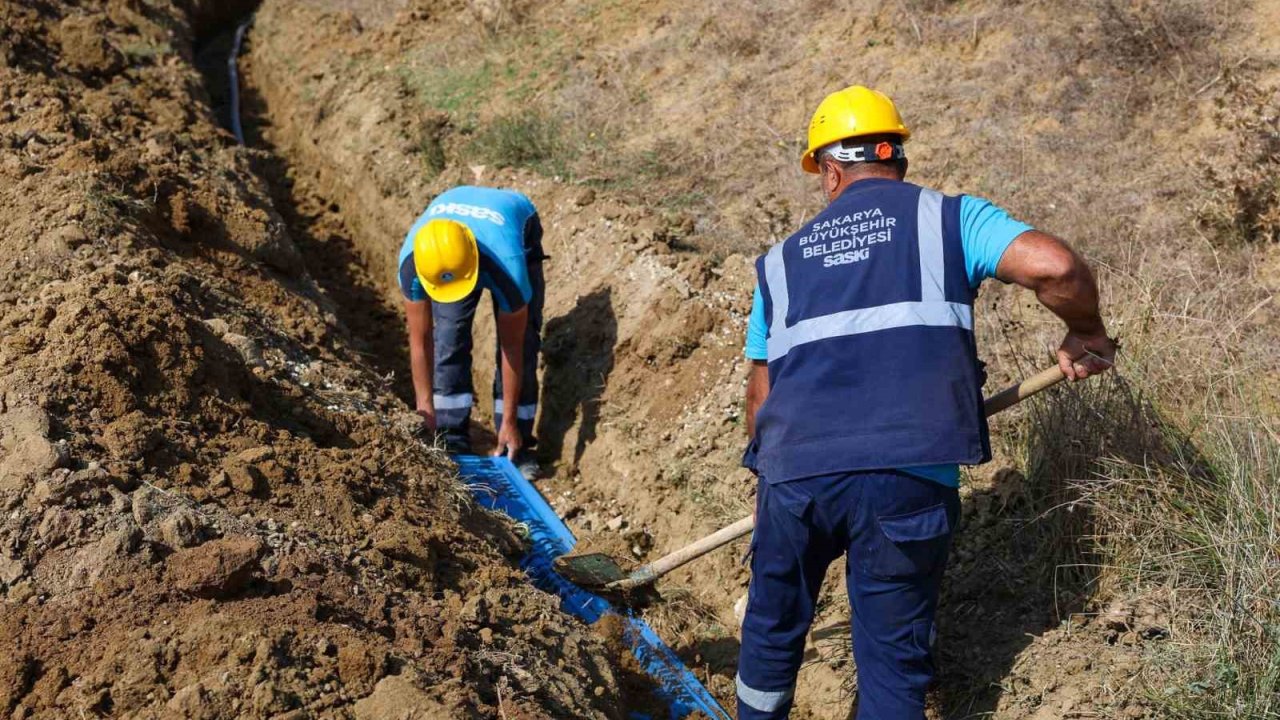 3 bin metrelik yeni hat ile mahalle sakinlerine kesintisiz su ulaştırılacak