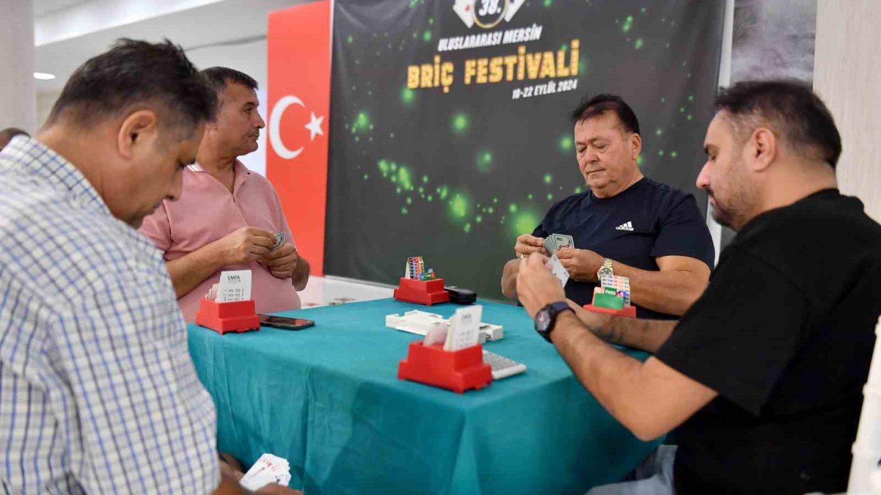 Mersin’de düzenlenen ’38. Uluslararası Briç festivali’ sona erdi