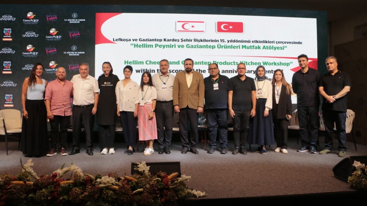 Gaziantep ve Lefkoşa kardeş şehir ilişkilerinin 15. yılını GastroANTEP Festivali’nde kutladı