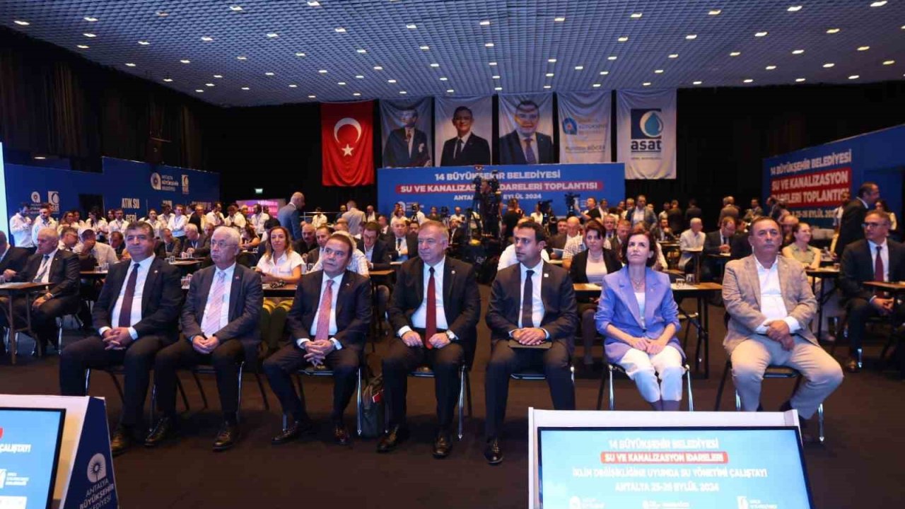 Antalya’da “İklim Değişikliğine Uyumda Su Yönetimi Çalıştayı” başladı